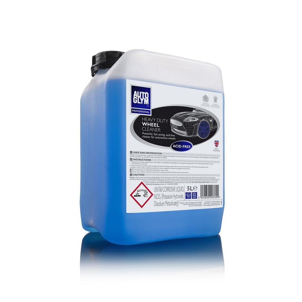 Autoglym Professional środek do czyszczenia kół o dużej wytrzymałości, bezkwasowy, 5 l