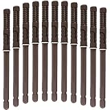 MIVIDE 20Pack Invisible Floating Shelf Bracket, Ø12 x 120mm Hidden Shelf Support, Concealed Floating Shelf Fixings Bolts Heavy Duty for Wall Shelves