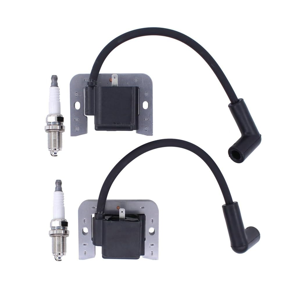 EasyByMall Paquete de 2 módulos de bobina de encendido compatibles con motores CH742 CV742, sustituye a 24-584-176-S 24-584-109-S para cortacésped tractor