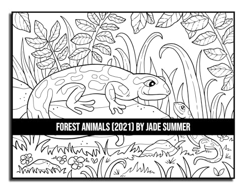 Forest Animals: An Adult Coloring Book with 50 Adorable Images of Woodland Creatures, Beautiful Flowers, Nature Scenes, and More! - Image 50