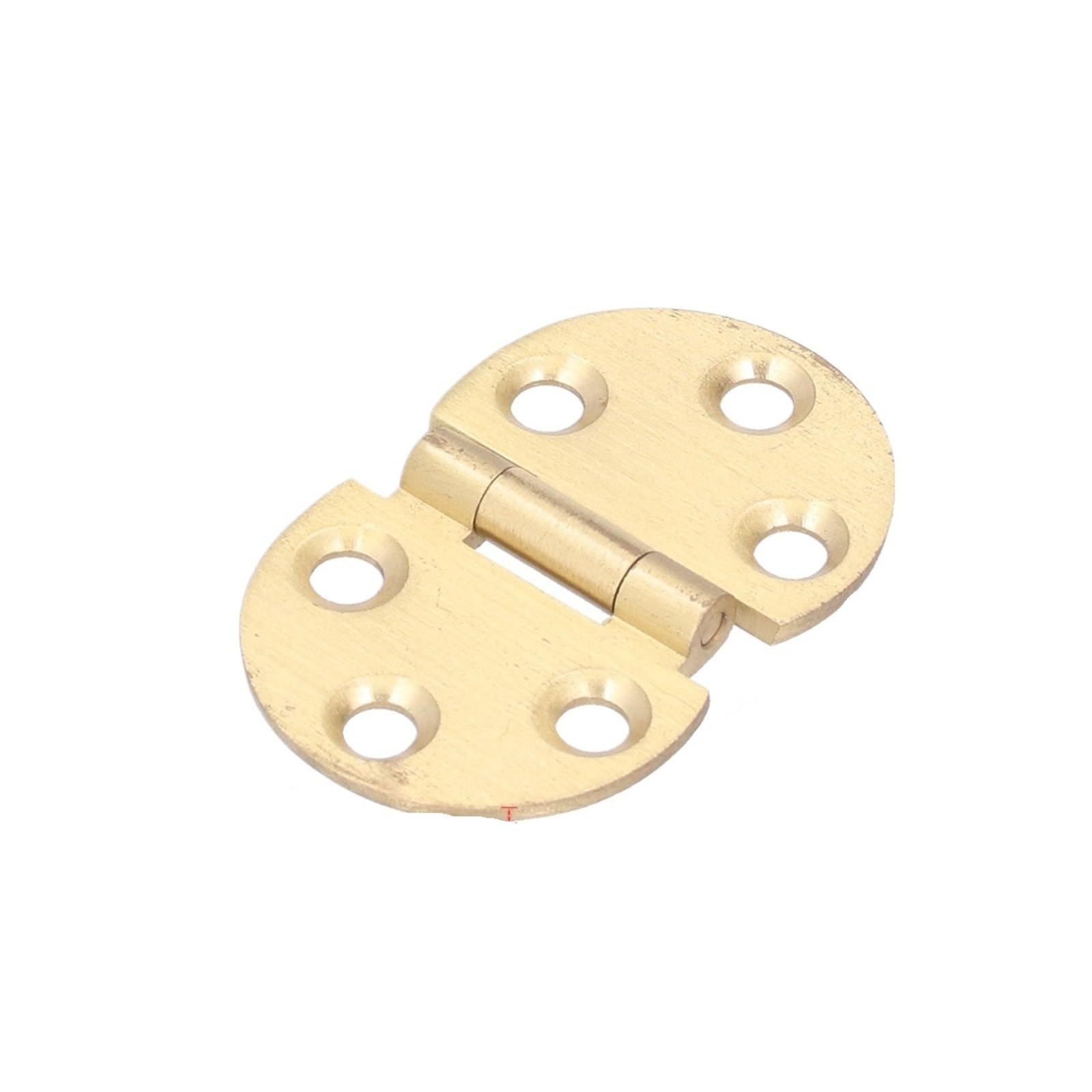 2pcs 180 Degree Copper Hinge with Screw for Foldable Wooden Box 47x30mm