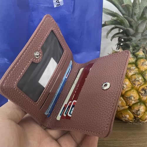 Women's Wallet Leather Bifold Wallet Bank Card Credit Card Bag Ladies Money Clip Bifold Buckle Zipper Money Clip4