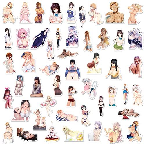 Adesivos, adesivos de anime sexy girl, adesivos à prova d'água, adesivos de anime para adultos, ade