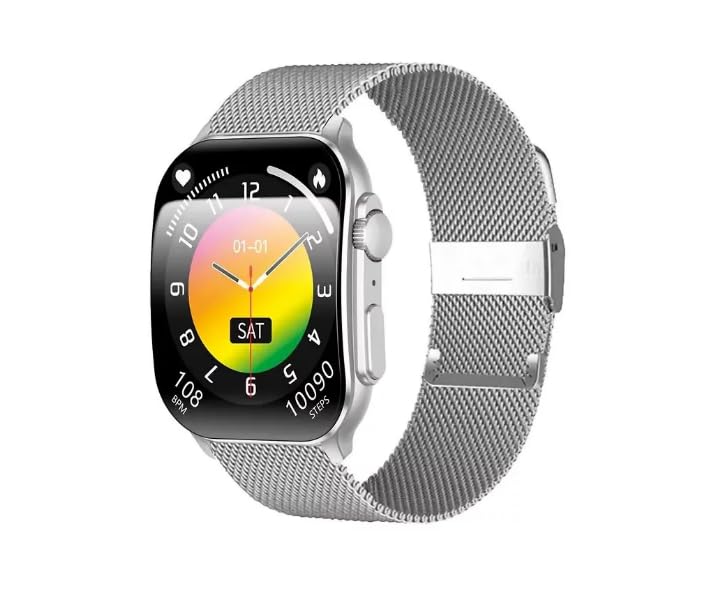 Montre Smartwatch Smarty 2.0 SW080F NADIR en acier argent l'élégance de l'affichage Amoled