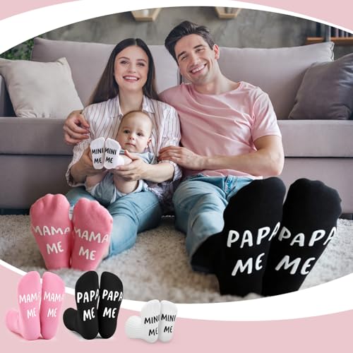 Jadive 3 Pièces Chaussettes Familiales pour Mama Papa Bébé – vue 5