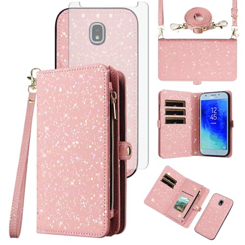 Coque Galaxy J3 Star 2018 zippée pour garder vos cartes et votre monnaie en balade