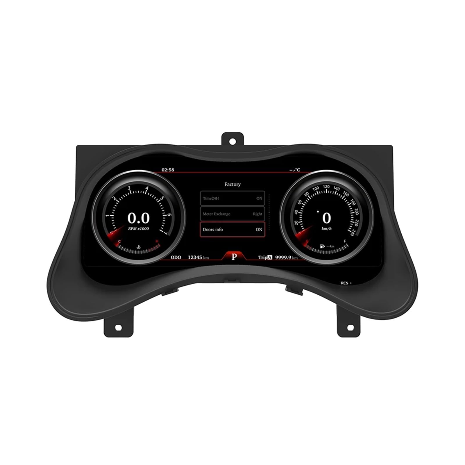 EGUIAS Car Digital Speedometer 12.3-inch LCD Panel Digital Dashboard Fit For Infiniti Q70 Speedometer Virtual Cockpit Instrument