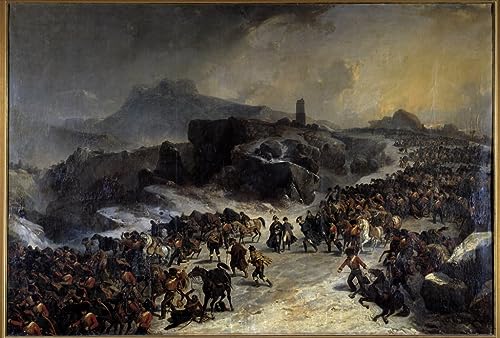 La Traversée de la Sierra Guadarama en décembre image sur toile unique