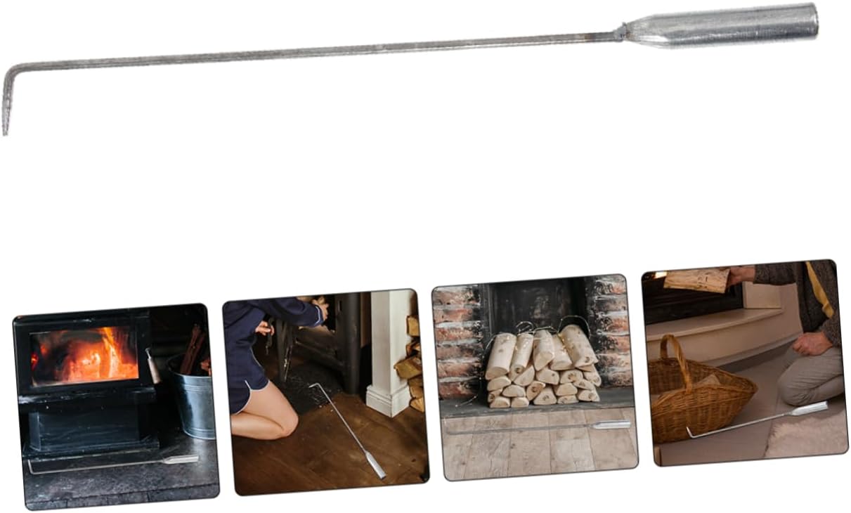 WOONEKY Steel Fire Poker for Fire Pit Outdoor Indoor Handheld Tool