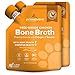 Primalvore: Organic Bone Broth for Dogs & Cats (12 Oz) - Grass Fed Beef or Free Range Chicken Flavors - Human Grade - Support Digestion, Mobility, Shiny Coat & Nails - Added Collagen & Turmeric