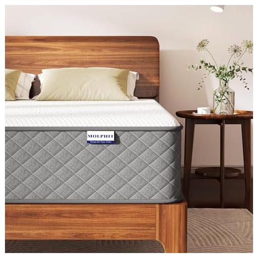 Materasso 160x190 9 MOLPHIT Materasso Matrimoniale 160x190 Altezza 20cm con certificazione OEKO-TEX, Materasso Memory Medio Rigido, Materassi a Molle e Schiuma, Materassi Ergonomico Sostenuto, Elevata Traspirabilità
