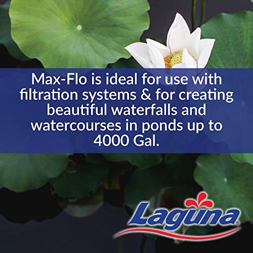 Laguna PT8244 PowerJet Max-Flo 7600, Teichpumpe, zur Verwendung mit Filtersystemen und für Wasserfälle, für Teiche bis zu 15.200L, 75W