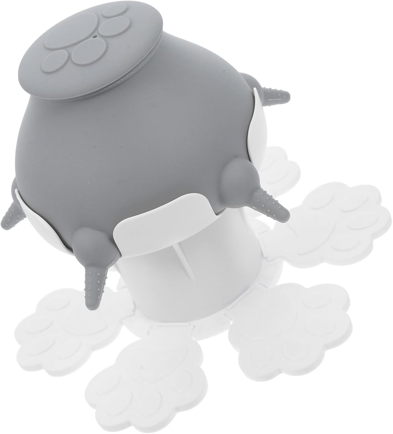 YARNOW Puppy Feeding Station Nipples Silicone Milk Feeder Bowl Dog Pacifier Feeder for Pups