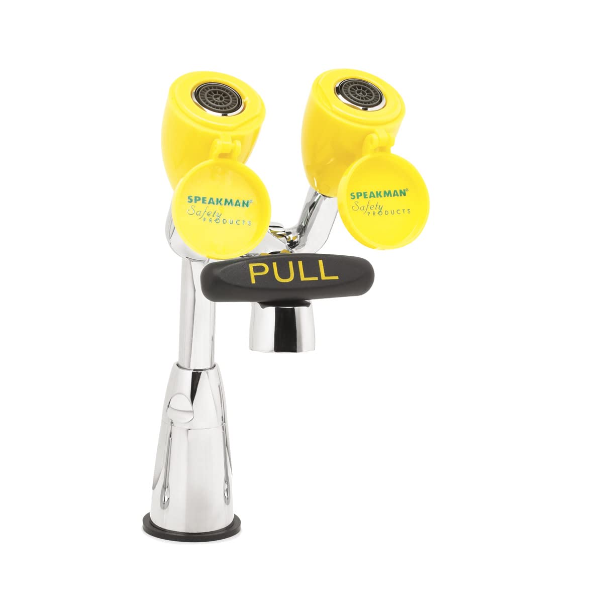 Speakman SEF1000CA Eyesaver Classic Laboratory Faucet with Integrated Emergency Eye Wash Dual Spray Head Eyewash Solution Essential Safety Eye Washing Kit