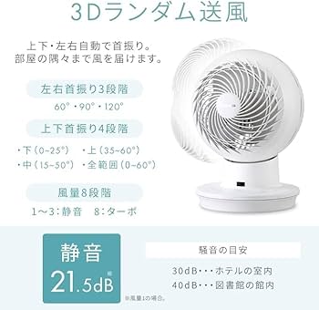 アイリスオーヤマ サーキュレーター AZ-SDC15TEC-W ホワイト Amazon | 【Amazon.co.jp限定】アイリスオーヤマ