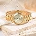 BUREI Women Watches Fashion Business Stainless Steel Ladies Watches Waterproof Quartz Women's Wristwatch(Golden)