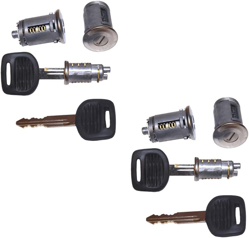 Mytee Products Door Lock Cynder With Key - Door & Ignition Lock Set Replaces Freightner A22-57157-000, A2257157000, W22-00056-000, Automann HLK2770K,