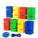 Applications dans plusieurs scénarios : jeu de tour d'équipe pour la construction d'équipe d'entreprise, les projets STEM en classe, les soirées de jeu en famille et les activités brise-glace – Blocs de construction collaboratifs polyvalents pour des groupes de différentes tailles.