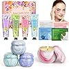 Regalos-para-Mujer-Crema-de-Manos-4-x-30-ml-Velas-Aromaticas-4-x-25oz-Parches-Ojos-Bolsas-y-Ojeras-4-Pares-Ideas-para-Regalar-a-Mujer-Regalo-Mujer-Regalo-Madre-Esposa-Hermanas-Amigos-Colegas