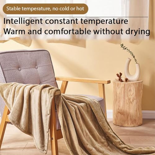 Couverture chauffante sans fil lavable en textile premium - 7