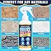 Grout Sealer, Waterproof Grout Sealer for Shower Floor Tile, Long Lasting Clear Grout Sealant, Tile Sealer Spray Works on Countertops, Bathroom, Marble, Ceramic, Stone, Granite Surface Grout Cleaner