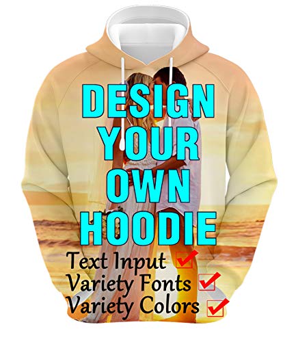 Lahualixi Custom Hoodie Design Your Own Unisex Sweatshirt Personalized Photo Gifts All Over Print Pullover For Men And Women #TOP1