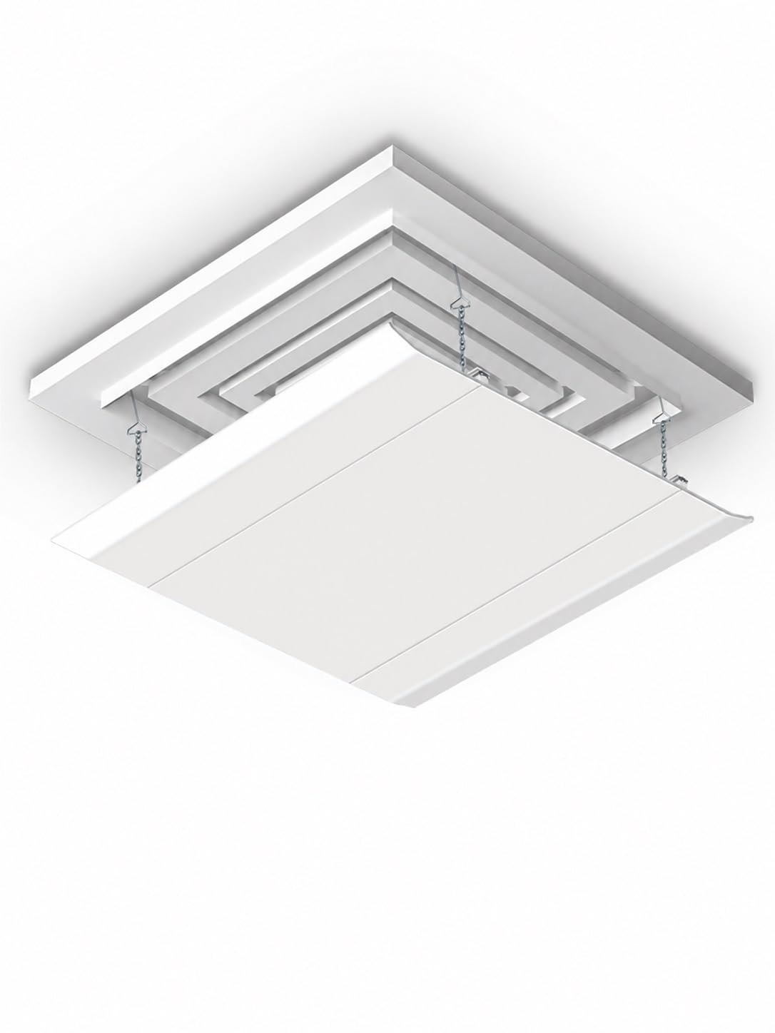 Déflecteur d'air pour bouches de plafond orientable anti courant d'air froid