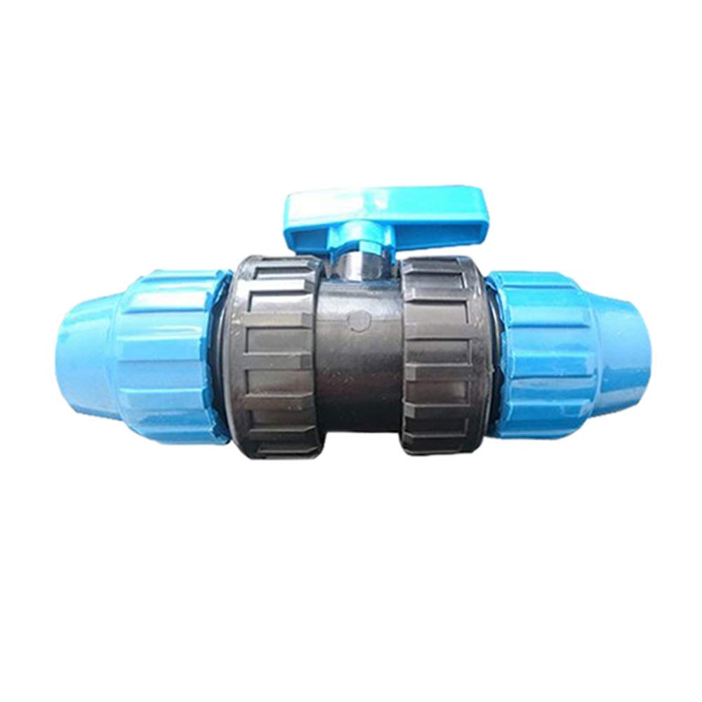 Riegoprofesional Válvula PVC Fitting. 40mm Enlace de Polietileno Pack de 5 Unidades
