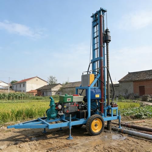 Portable Hydraulic Borehole Drilling Rig