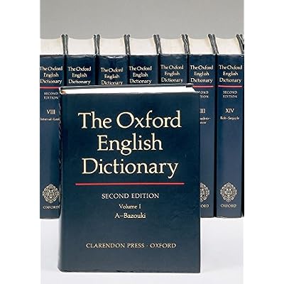 The Oxford English Dictionary : second edition