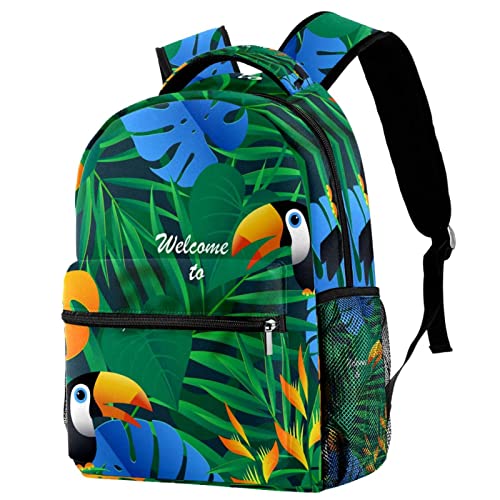 Sac à dos de voyage tropical pour les cours et weekend