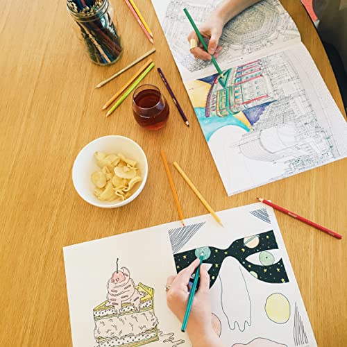 Fantastic Cities: A Coloring Book of Amazing Places Real and Imagined - Image 12