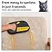 ZOOFLUX 2 Pack Pet Hair Grooming Gloves – Upgraded Mesh + Brush Fabric, Washable Electrostatic Pet Hair Remover for Dogs & Cats – Reusable Glove for Carpet, Furniture, Clothes (Black)