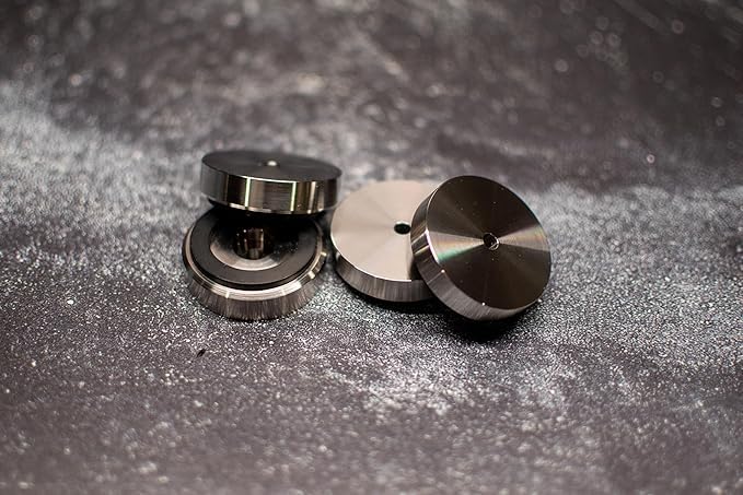 Patas para tabla de cortar redondas de acero inoxidable 1.5" miniatura 2