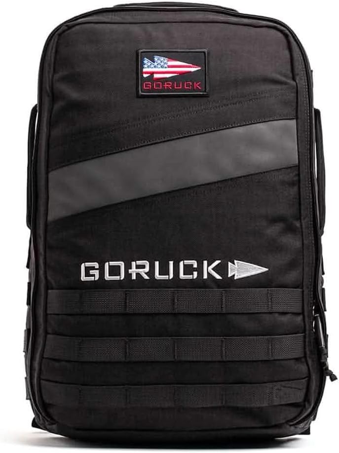 GORUCK Rucker 4.0 20L Black - Purpose Built Rucking Backpack, Military Weight Training Rucksack w/Ruck Plate Pocket and Extra Padded Straps - Image 8