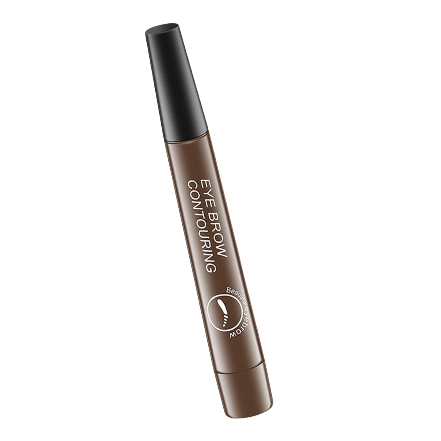 Professional Dual-Color Eyebrow Pencil – Dark Brown & Black Brow Filler | Long-Lasting, Natural Look, Easy Blend Eyebrow Pen (Brown)-image-38