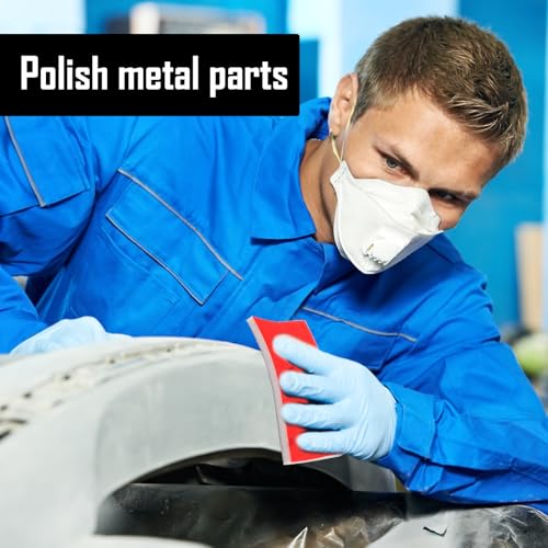 30 Stück Schleifschwamm 400/600/800 Körnung Handschleifblöcke Schmirgelpapier Waschbar Wiederverwendbar zum Schleifen, Polieren Metall, Holz, Stahl, Edelstahl