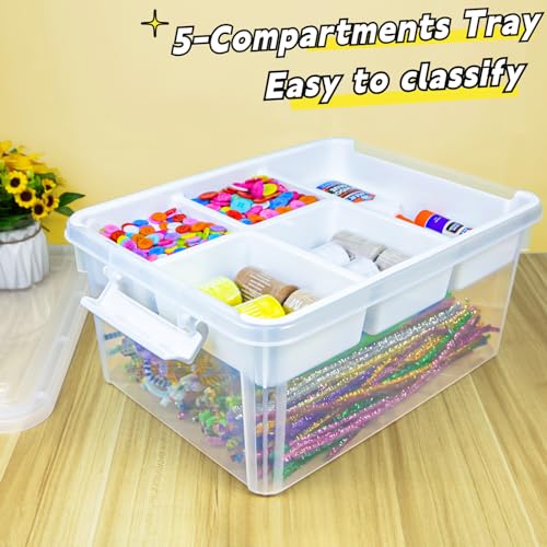 Creahaus XTL-17QT 17 Quart Plastic Storage Box thumb #1