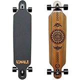 Rimable Bamboo Drop Through Longboard (41 Inch, Polynesian)