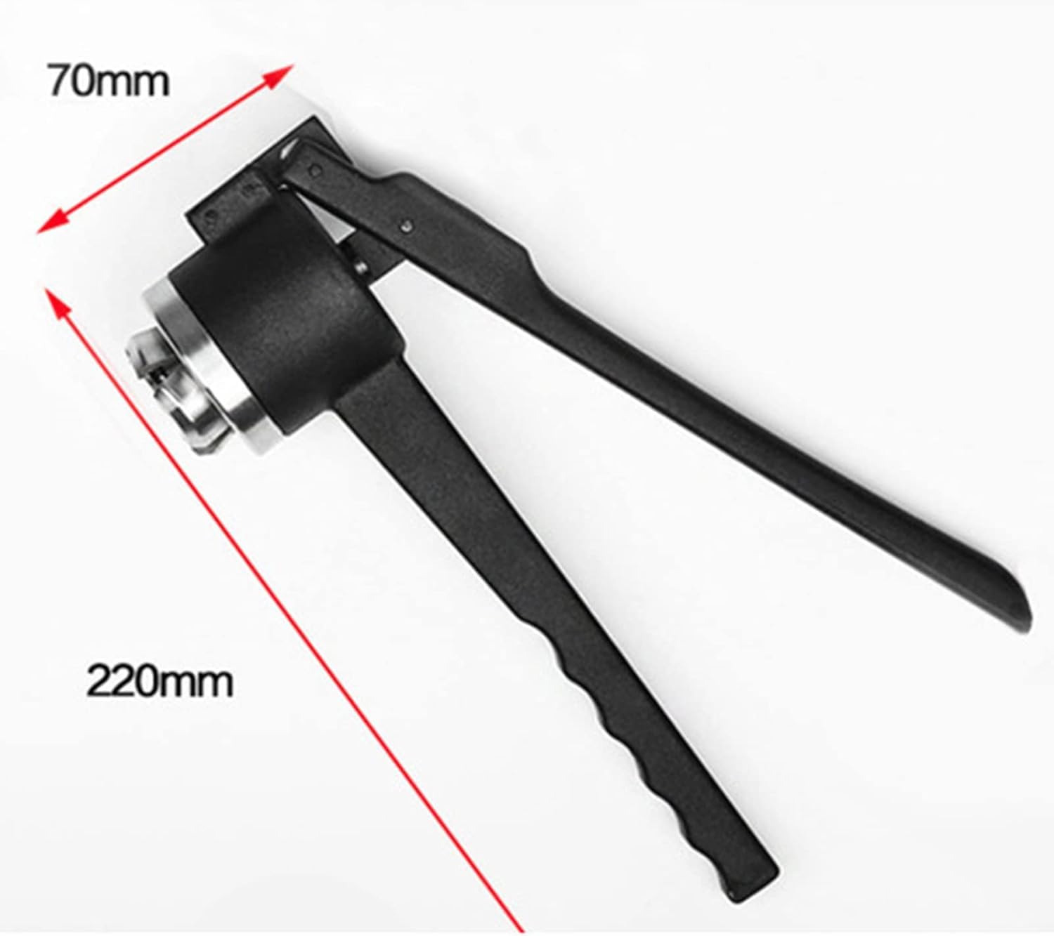 Máquina prensadora manual portátil, herramienta de tapado de mano para sellar tapas de plástico y aluminio, diseño compacto para uso doméstico y pequeño negocio