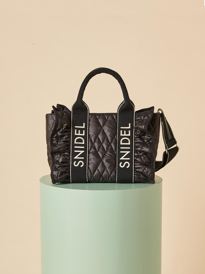 【本日限定⏰タイムセール】SNIDEL ロゴ ボストンバッグ ブラック Amazon.co.jp: SNIDEL: BAG