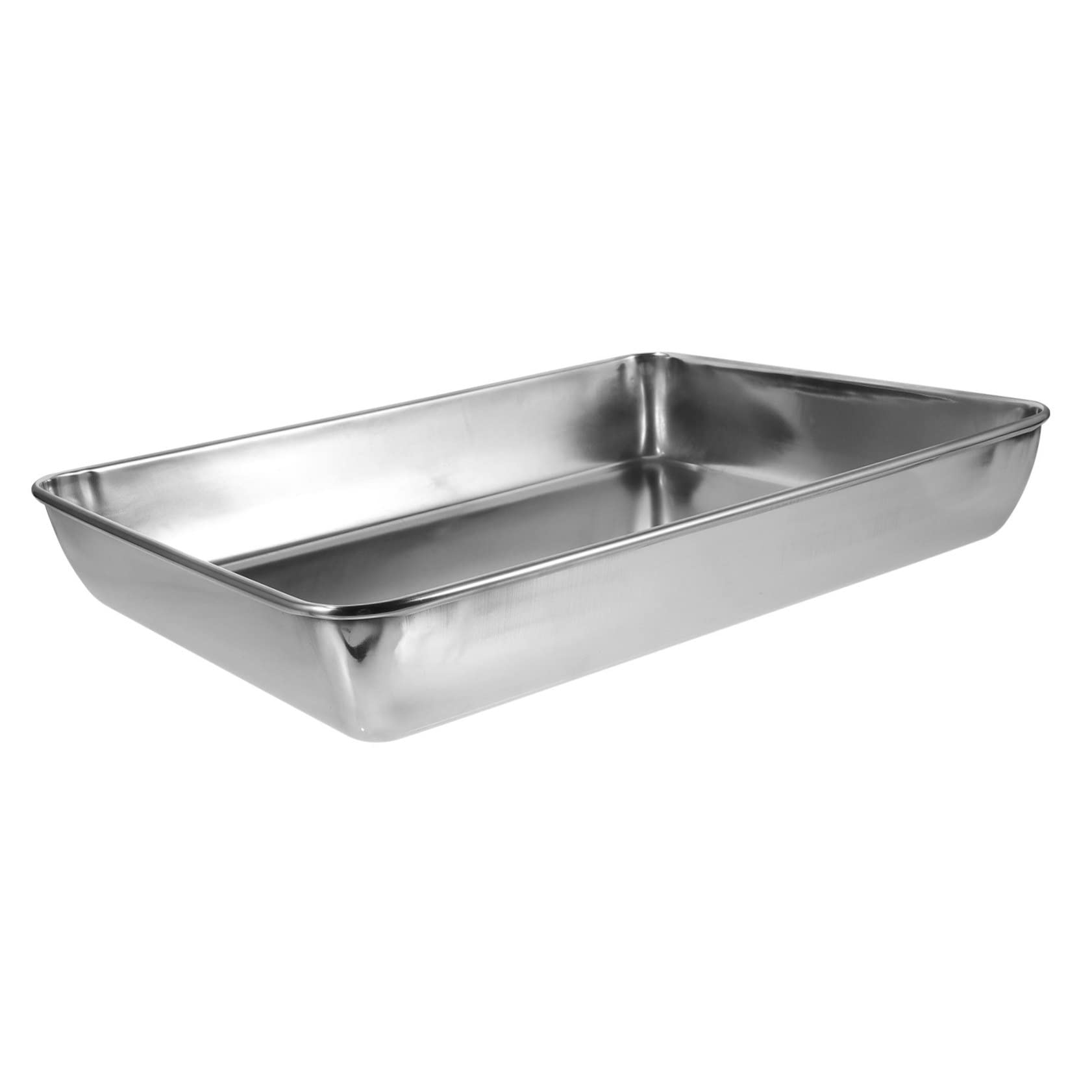 VANZACK Bain à Bain pour Oiseaux en Acier Inoxydable Argenté, Réutilisable et Facile à Assortir, pour Petits Pigeons et Oiseaux Exotiques