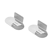 Vista 1 de 2 piezas de estuche de esponja platos de cepillo de drenaje recipientes para taladro montado jabón hogar contador drenaje ducha Punch sin estante