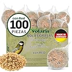 Eggersmann volaris Bolas de grasa para herrerillos...: PARA TODOS LOS TIPOS DE PÁJAROS: Las alta calidad de bolas de avena con red son ideales como alimento para todas las aves silvestres durante todo el año. Observe nuevas especies de aves en su comedero con nuestras bolas de carbonero. DISPONIBLE TODO ...