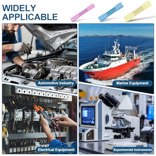 Conectores de cable aislados impermeables para proteger el cableado de barcos, 50 uds 6