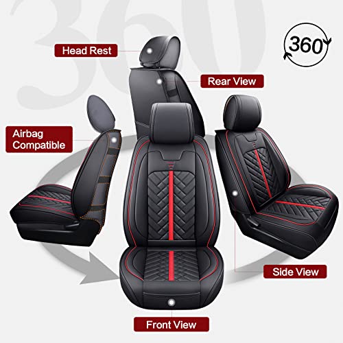Image of Tomatoman Car Seat Covers Compatible with Toyota Tacoma 2005-2026(Full Set)