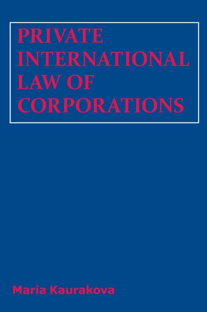 Private International Law of Corporations