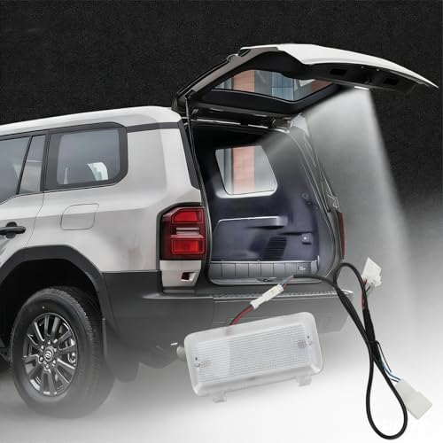 Tailgate Illumination Hatch Door Lights Compatible with 2024 2025 2026 Toyota Land Cruiser 250 Series LC250 / Lexus GX 550, Rear Trunk Cargo Area High Brightness LED Light (for Electric Tailgate Only)
