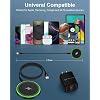 Wireless Charger Samsung S26, 15W Android Wire Less Charging Pad for Galaxy S25 Ultra S25+ S24, Fast Charging Station with Block for Google Pixel 10 Pro XL/9a Android iPhone 17 16 Cargador inalambrico