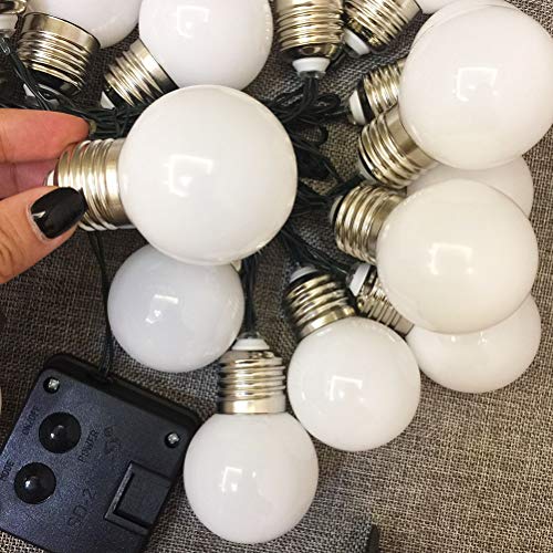 20 lâmpadas LED vintage operadas por bateria LED cordão de decoração para festa de Natal guirlanda d